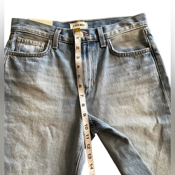 L’agence Taylor High Rise Blue Denim Shorts - Picture 5 of 7